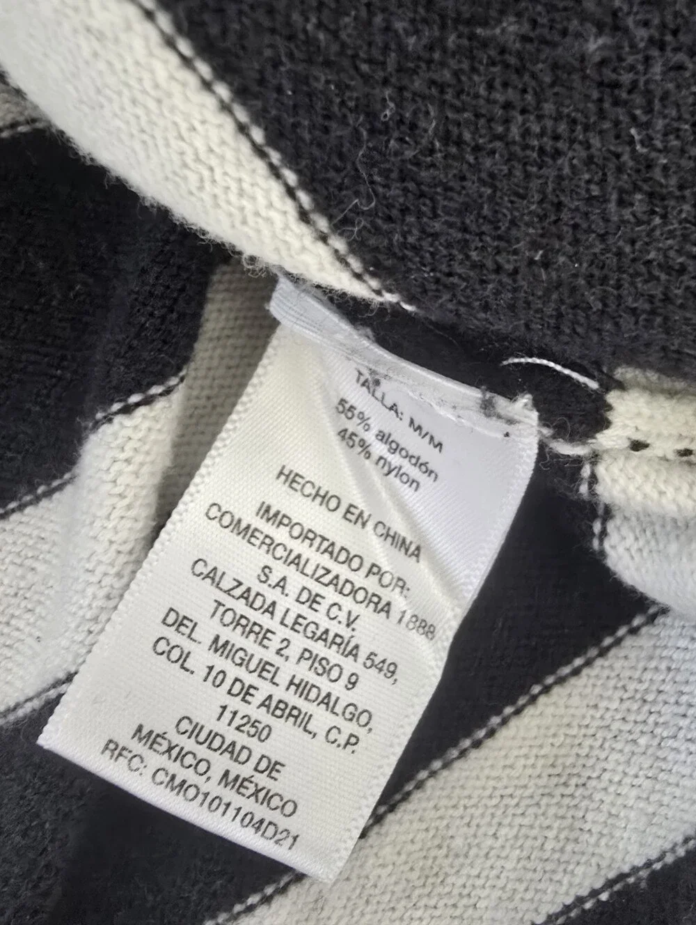 kate spade Black and White Mariner Stripe Pullover With Bows On Sides